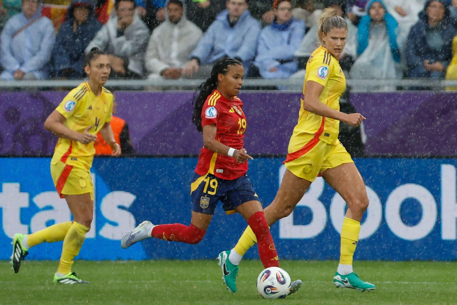 Las fotos de la goleada de España sobre Bélgica en la Eurocopa femenina