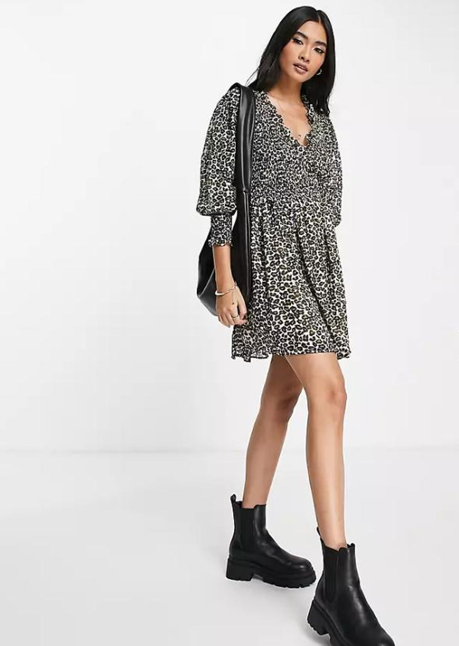 Vestido animal print