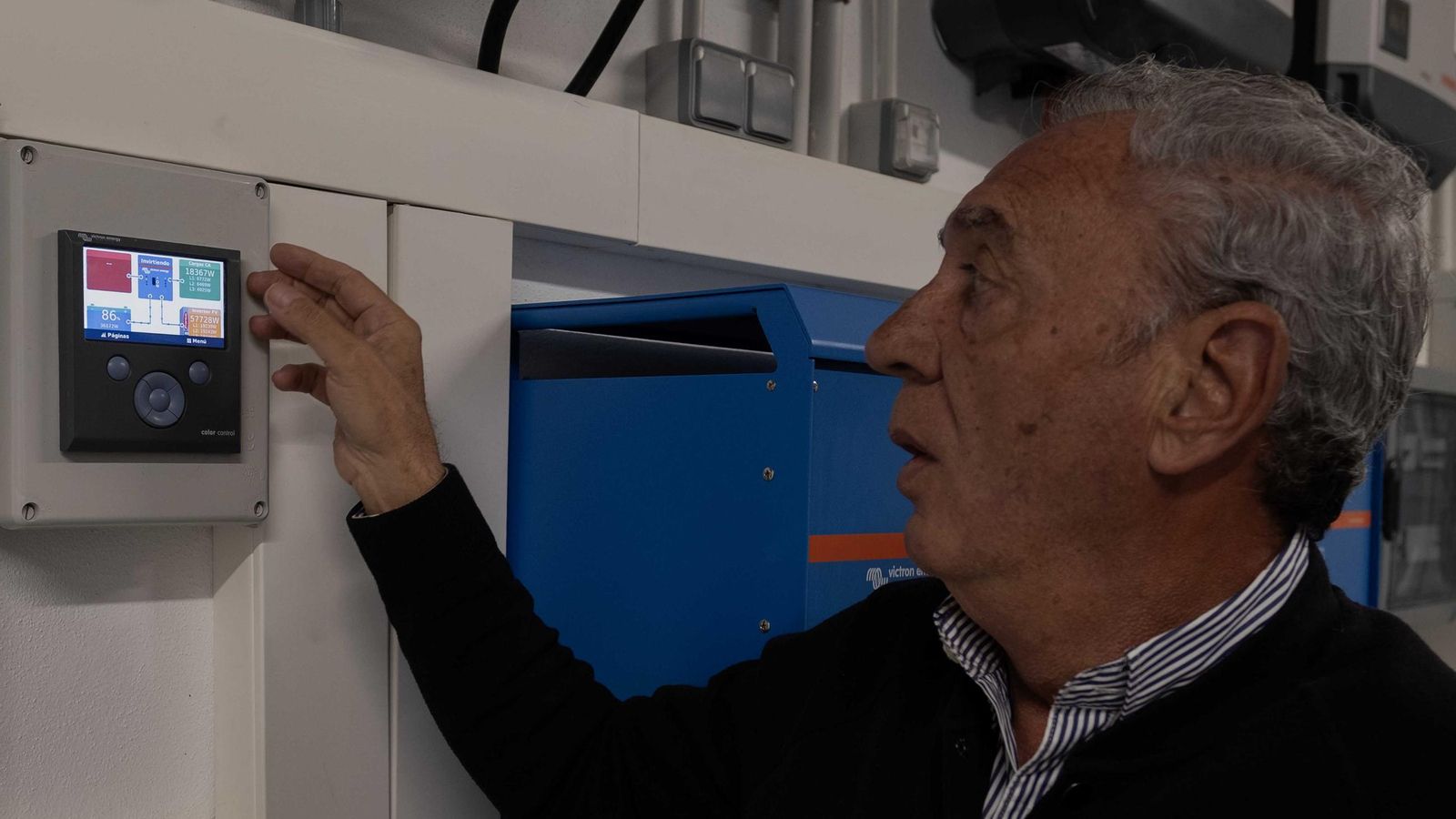 Sistema de control de la producción de energía.