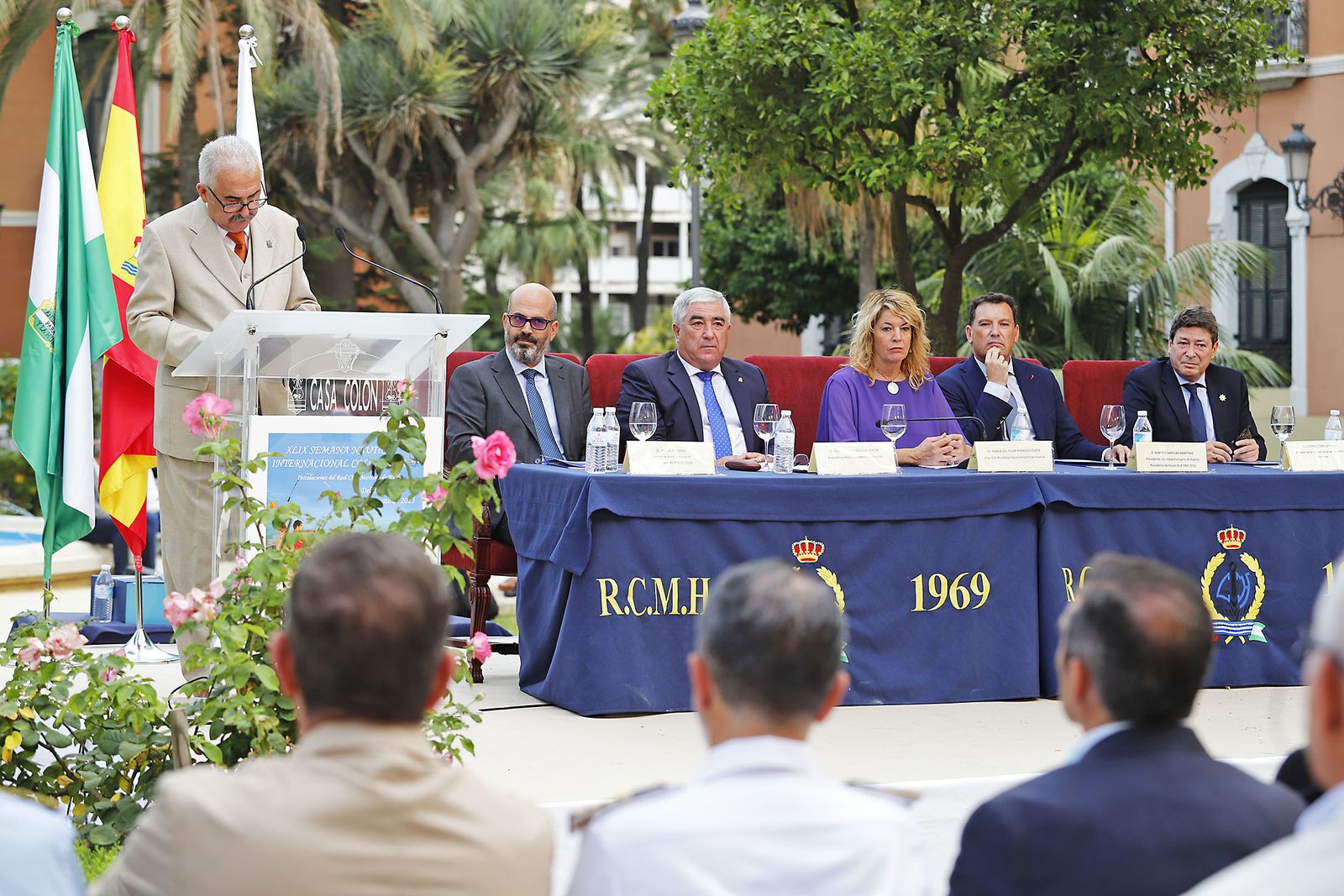 Imágenes del pregón de la XLIX edición de la Semana Náutica Internacional Colombina