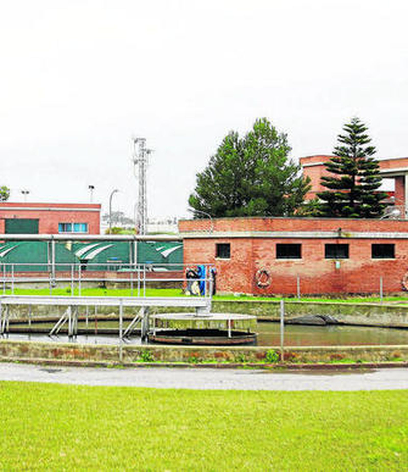 Vista de la depuradora de El Torno.