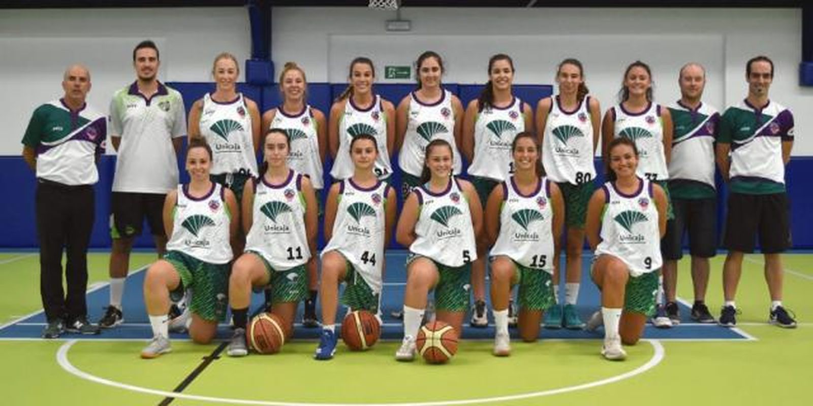 La plantilla del EBG Málaga.