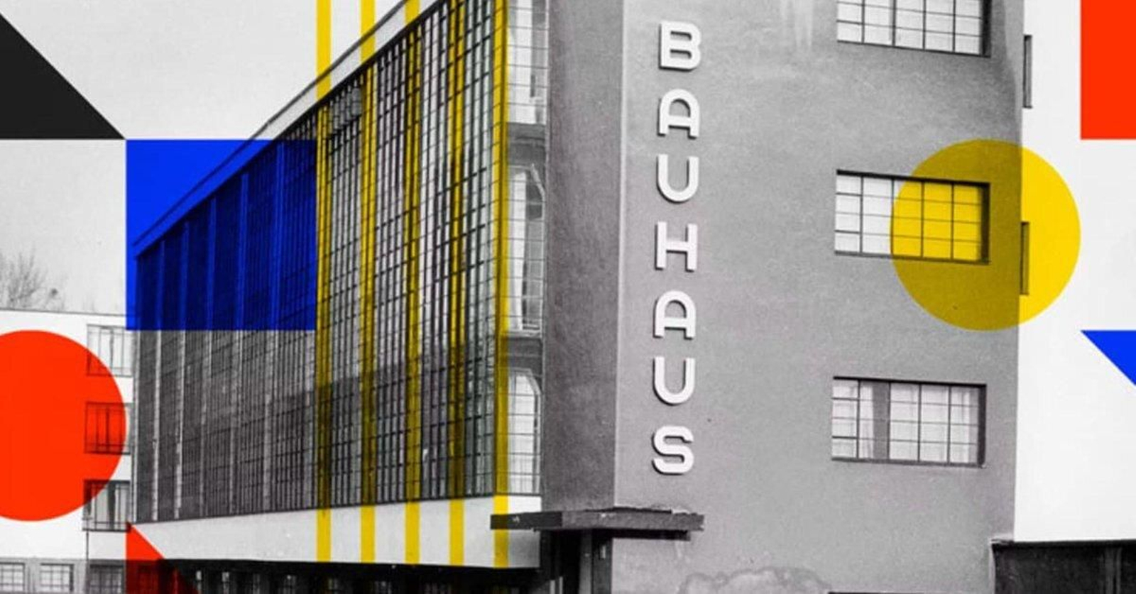 Cartel inspirado en la Nueva Bauhaus Europea