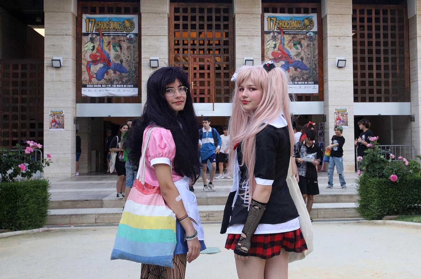 Asistentes a la 17 edición del Chocómic en Huelva.