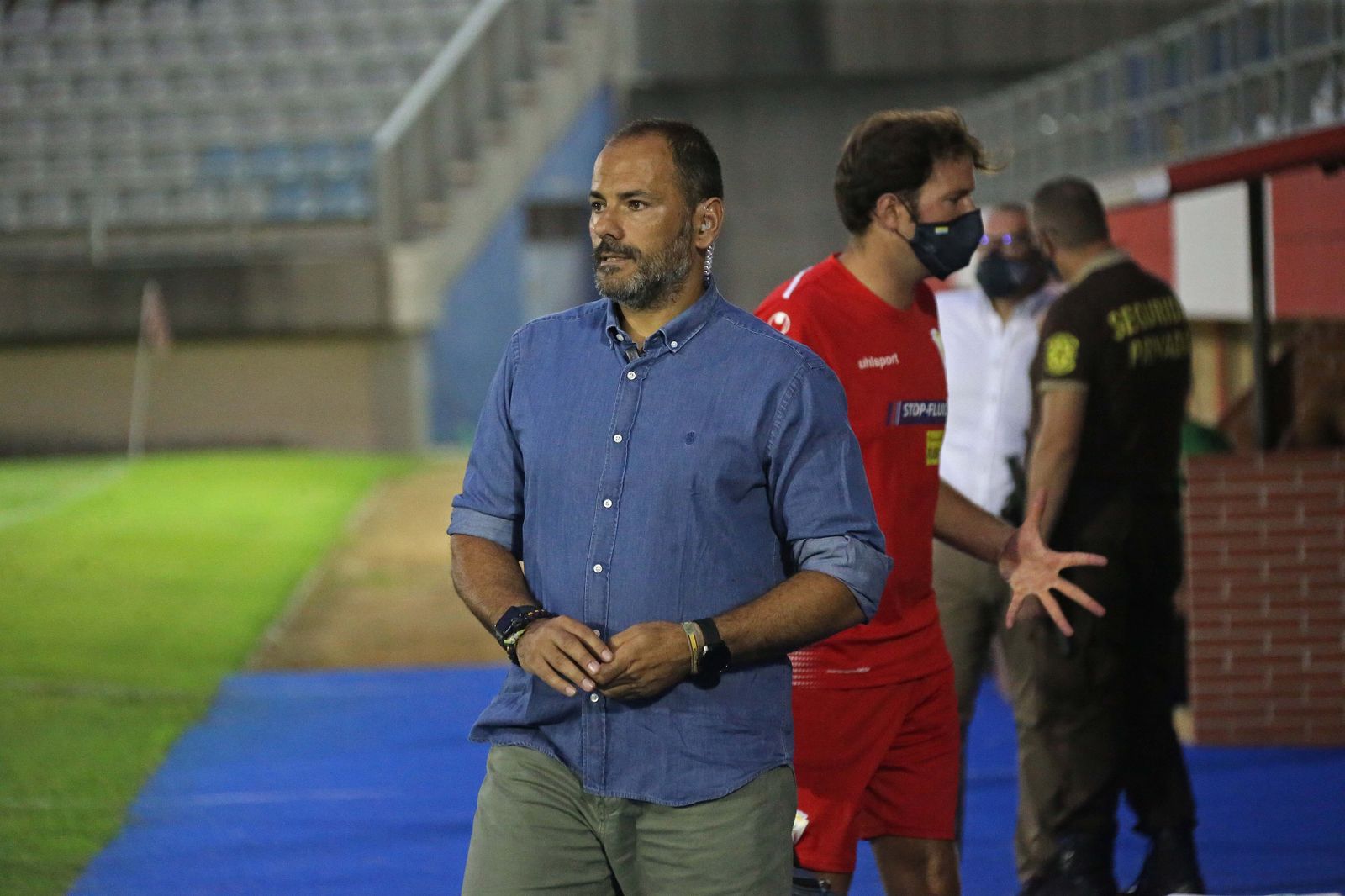 Salva Ballesta, el entrenador del Algeciras.