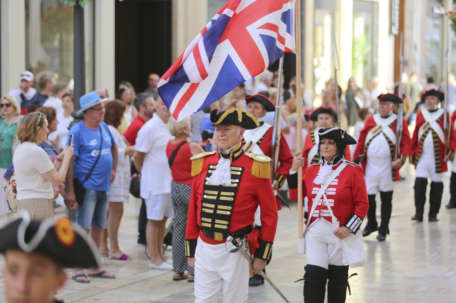 Las fotos del desfile en Málaga en recuerdo a Bernardo de Gálvez