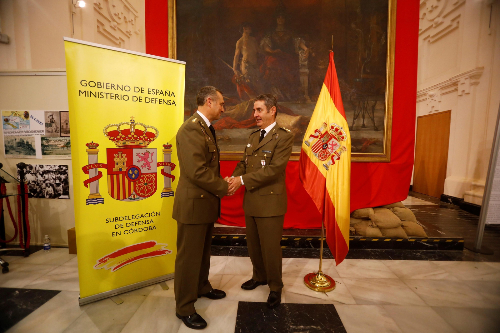 Las imágenes de la toma de posesión del nuevo subdelegado de Defensa en Córdoba, José María Ortega Olmedo