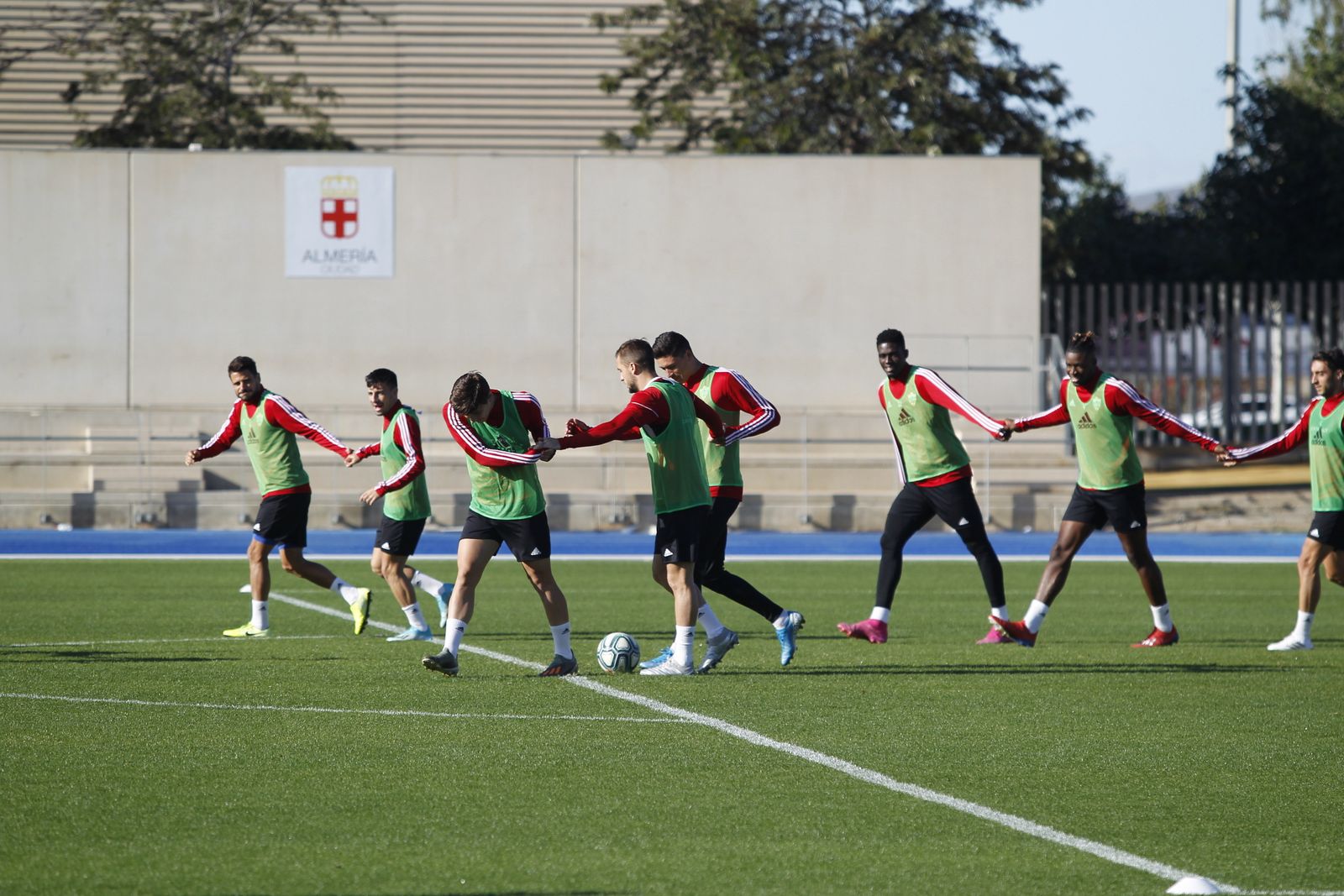 Fotogalería del entrenamiento del Almería previa al partido ante el Numancia