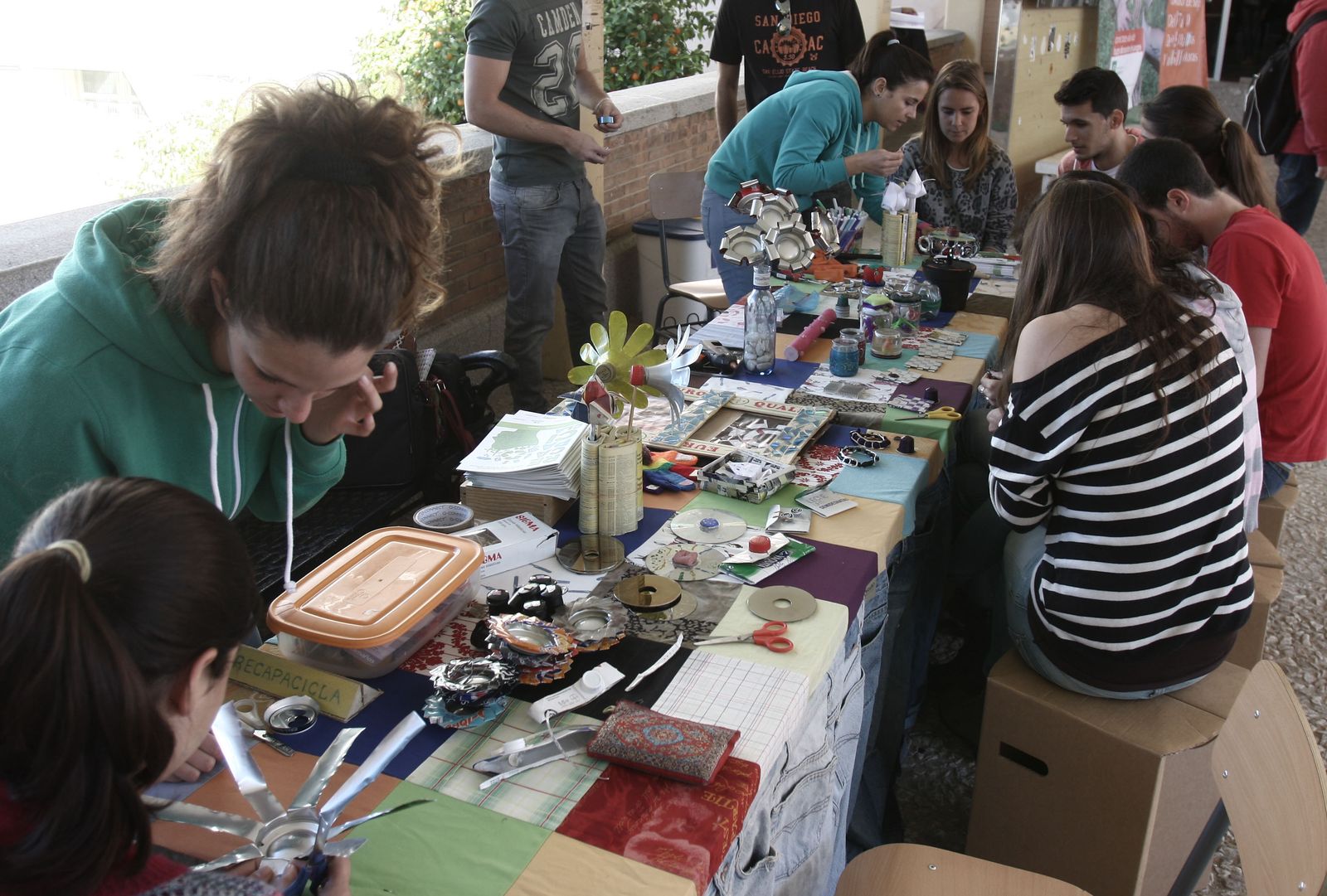 Talleres realizados en la edición anterior de la Semana Verde de la Universidad Pablo de Olavide