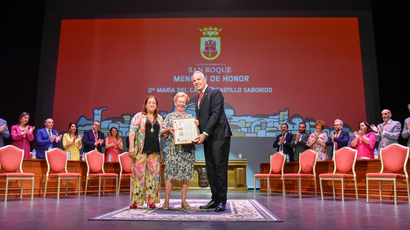 Pleno y entrega de reconocimientos por el 316 aniversario de San Roque"