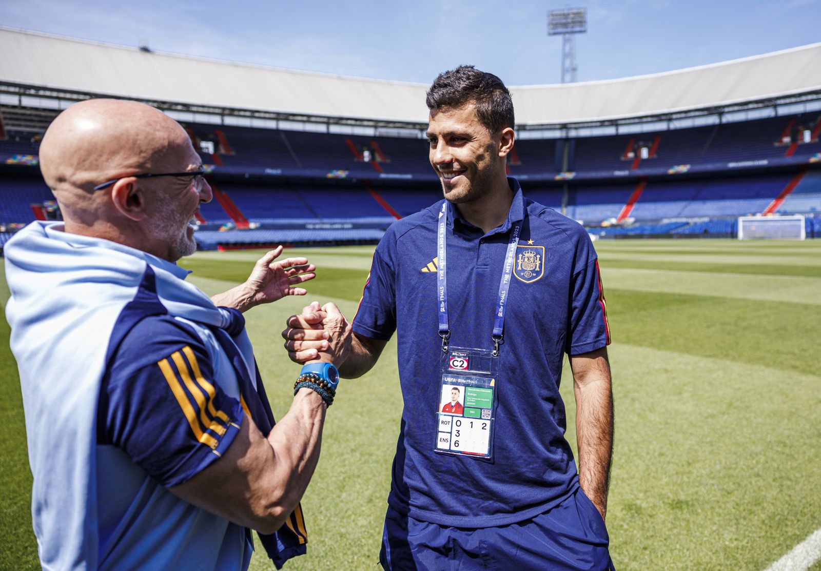 Las fotos de la selección antes de la final de la Liga de Naciones