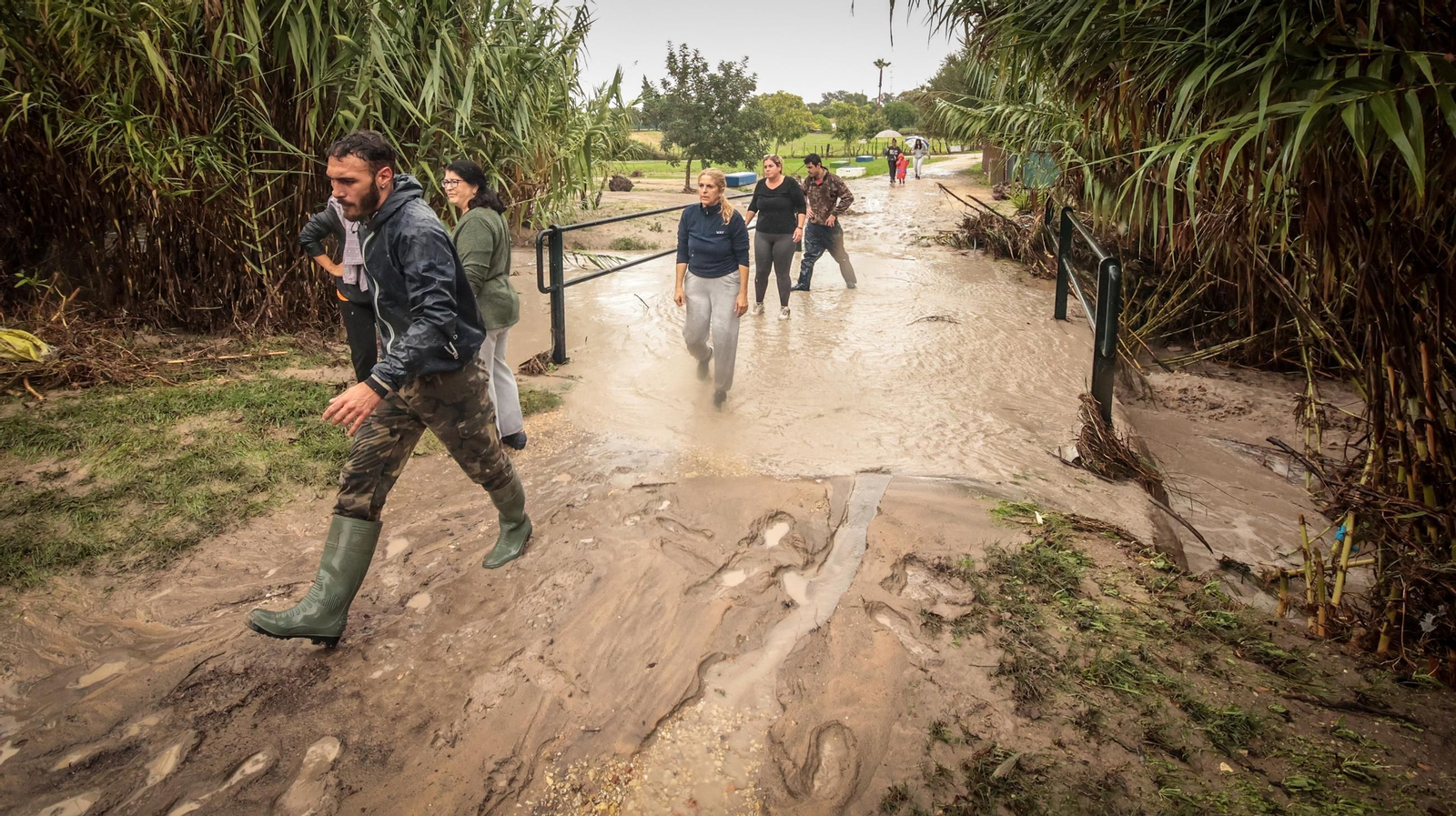 Imágenes de la zona rural afectadas por la Dana, inundaciones y desalojos