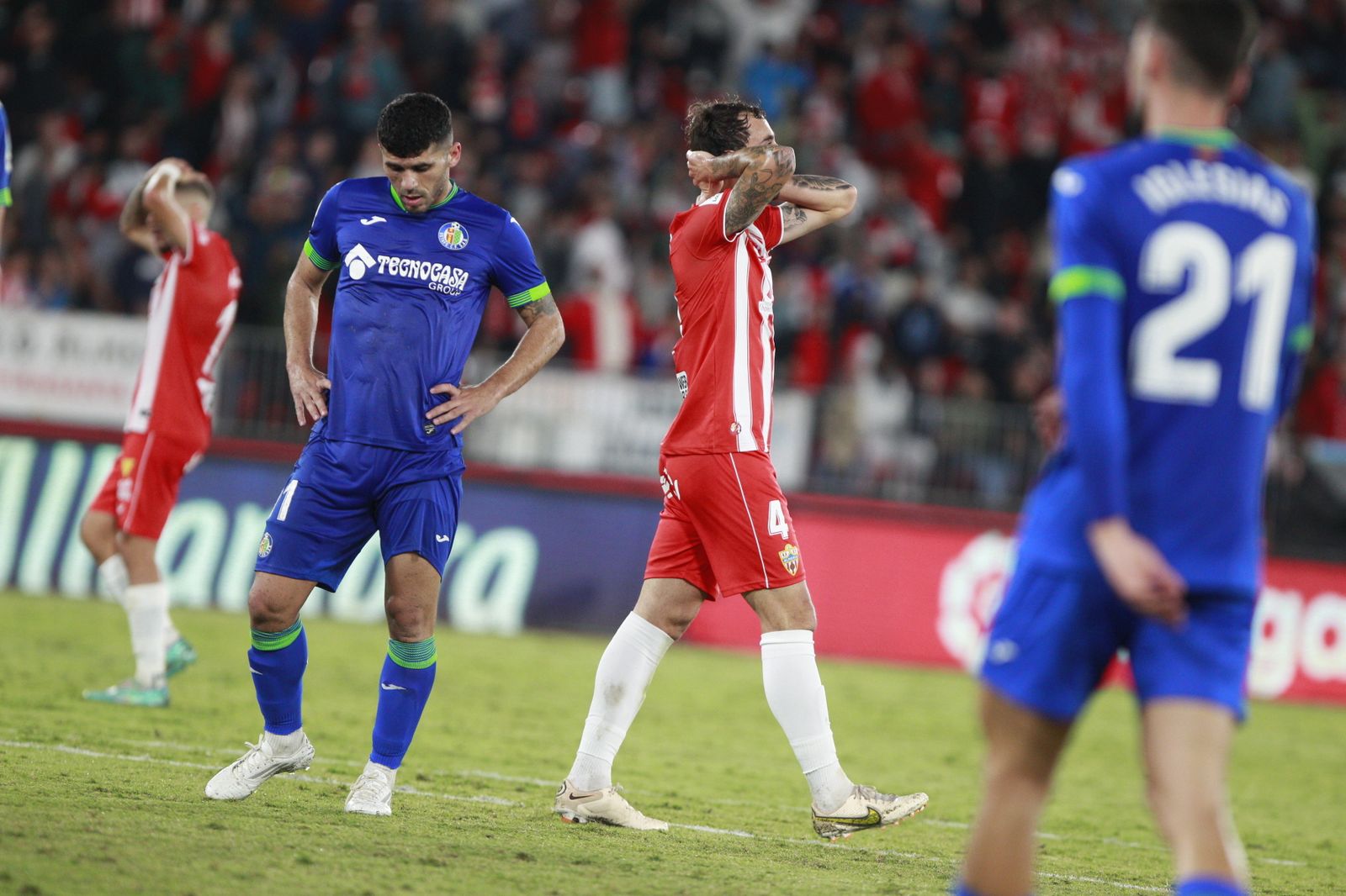 Imágenes del partido de fútbol U.D. Almería-Getafe C.F.