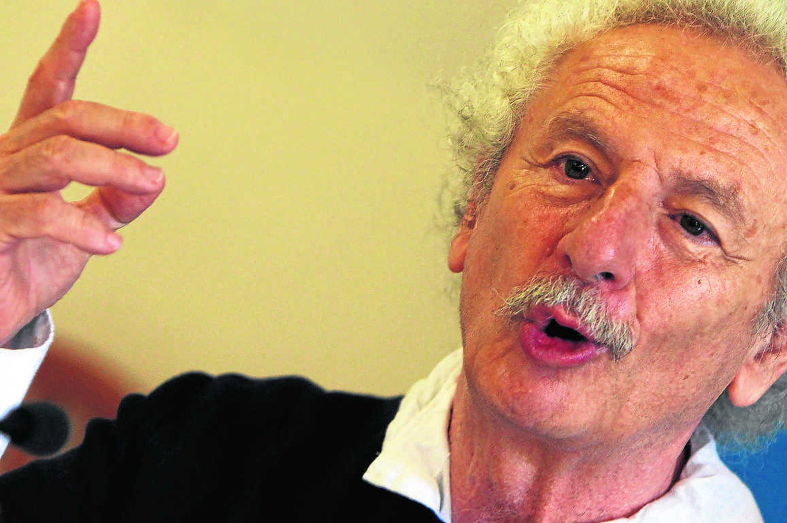 El actor Rafael Álvarez 'El Brujo', ayer en Almagro.