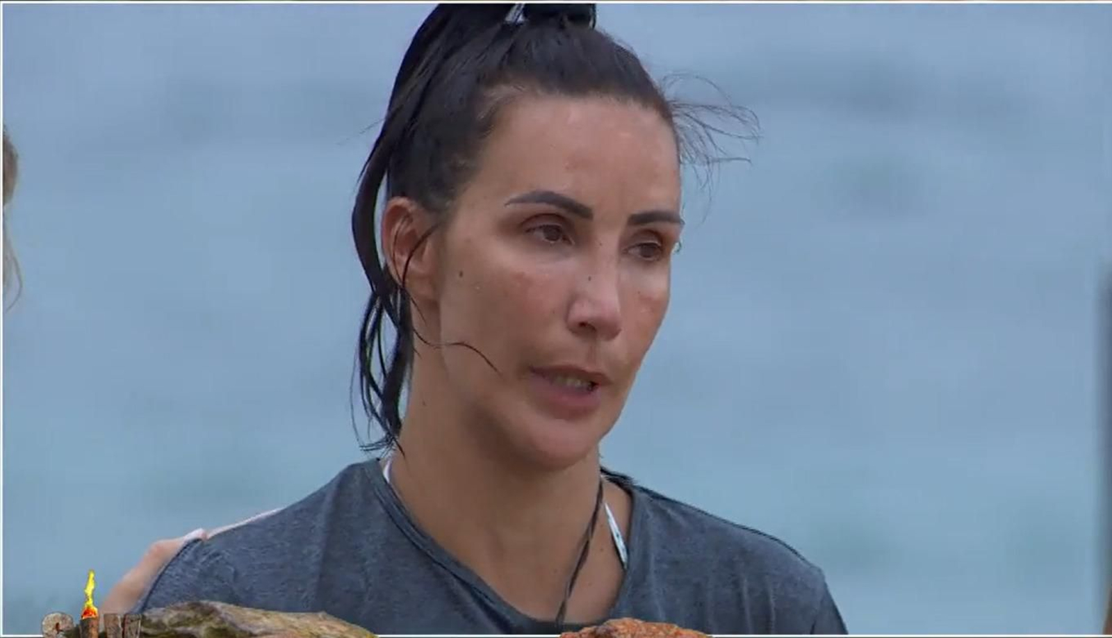 Fani Carbajo tras ser atendida por el equipo médico de Honduras