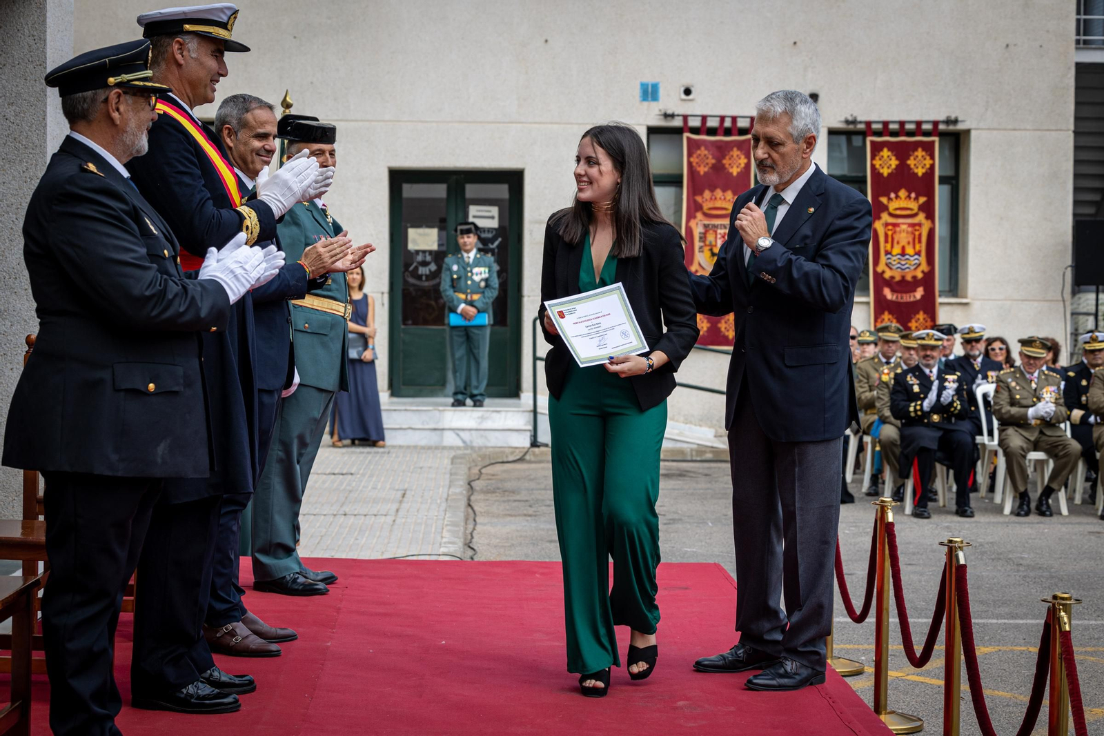 Imágenes de los actos de la Guardia Civil en Cádiz por la festividad de la Virgen del Pilar