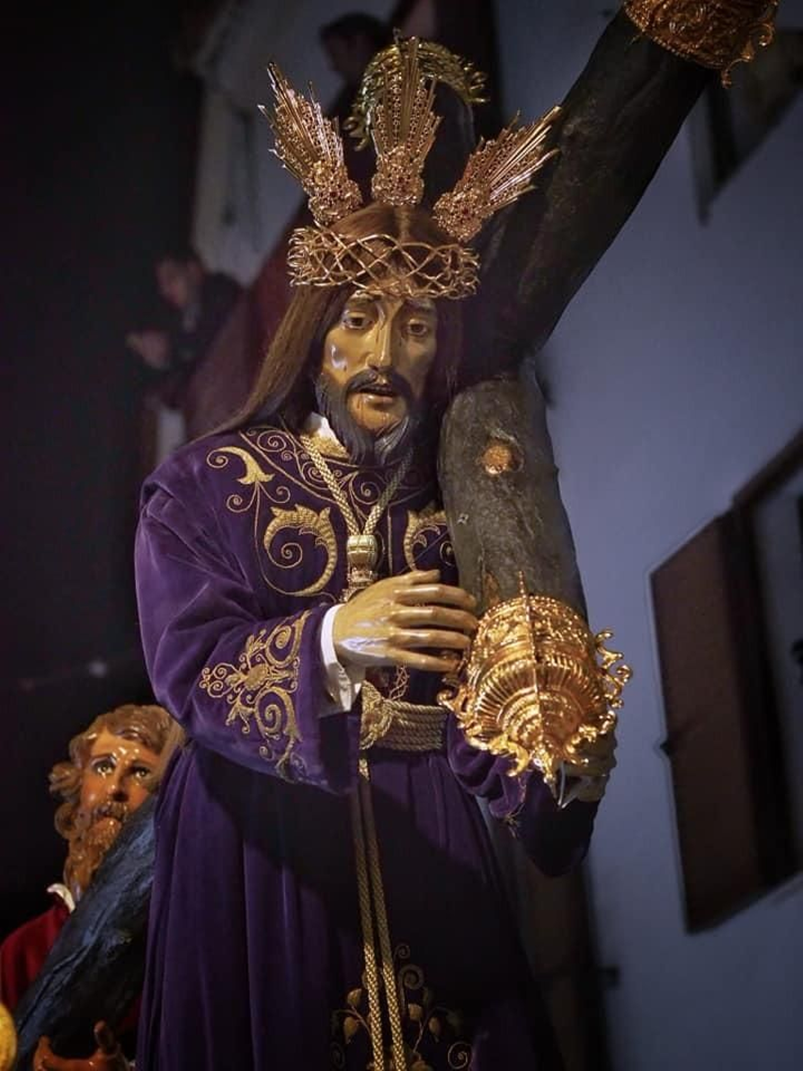 El Jesús Nazareno en la actualidad, durante la Semana Santa de 2022.