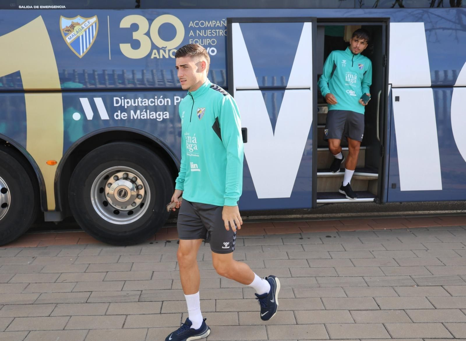 Roberto, llegando al campo de entrenamiento este miércoles Roberto, llegando al campo de entrenamiento este miércoles