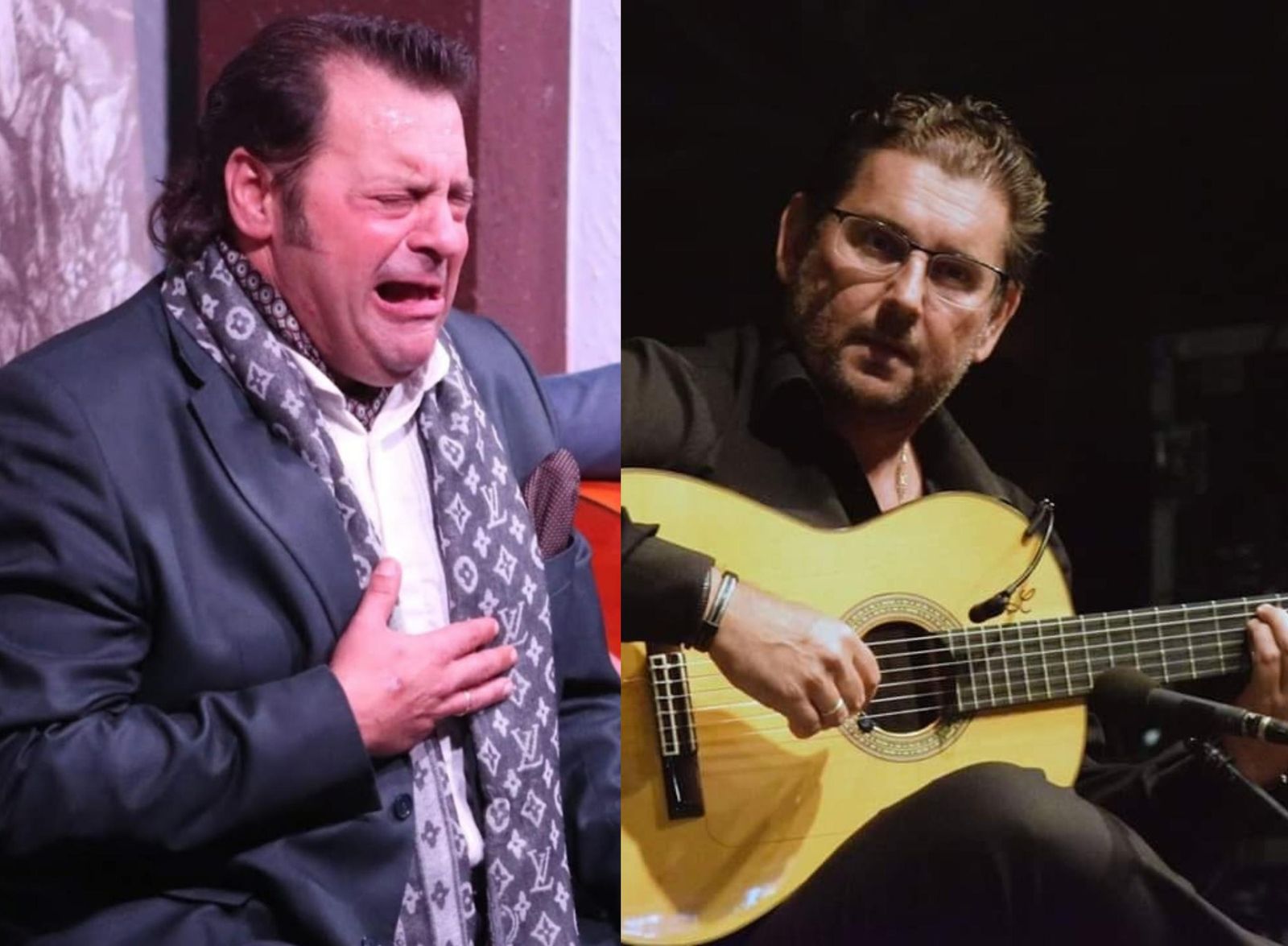 Manuel Fernández 'El Borrico' y Antonio Higuero.