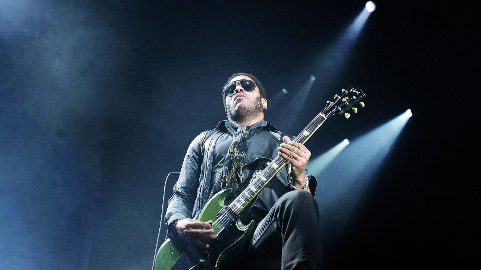 Concierto de Lenny Kravitz en el Festival de la Guitarra 2009.