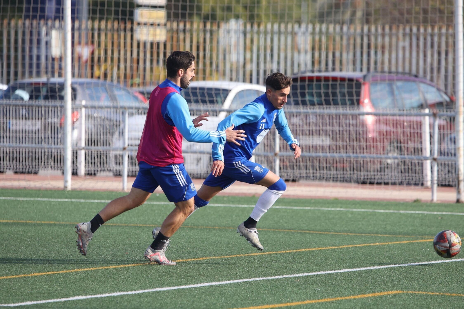 La vuelta al trabajo del Xerez CD en La Granja