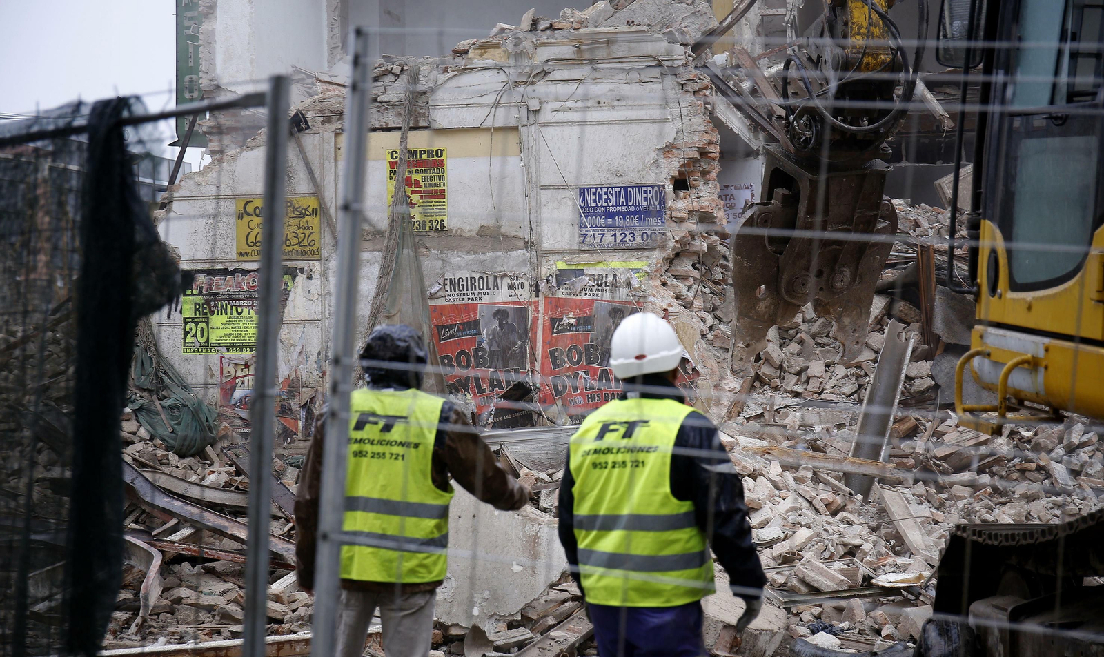 Las fotos de la demolición de La Mundial