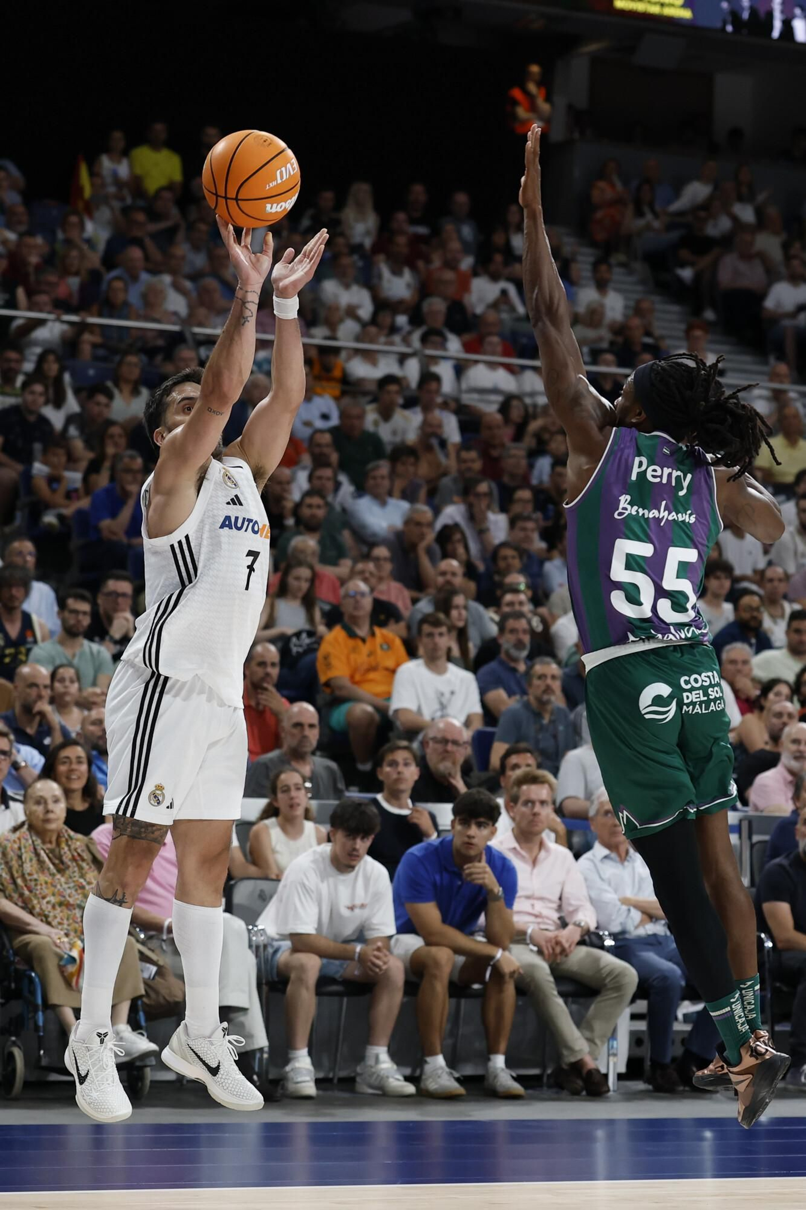 El Real Madrid-Unicaja en fotos