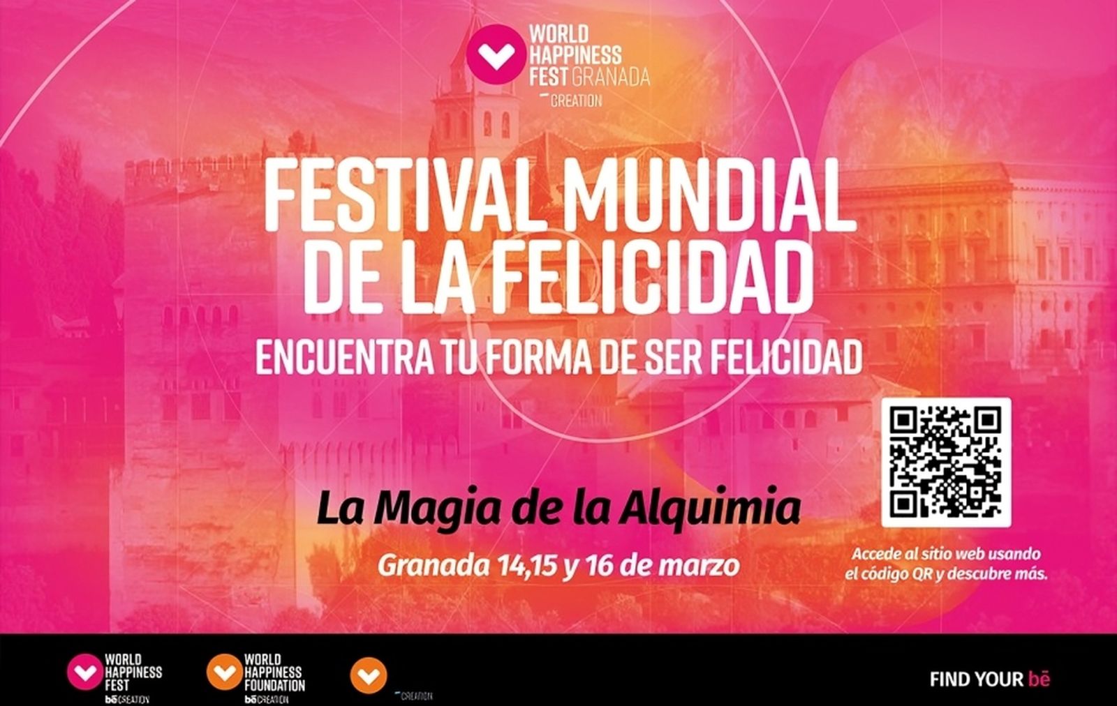 Cartel oficial del Festival Mundial de la Felicidad 2025.