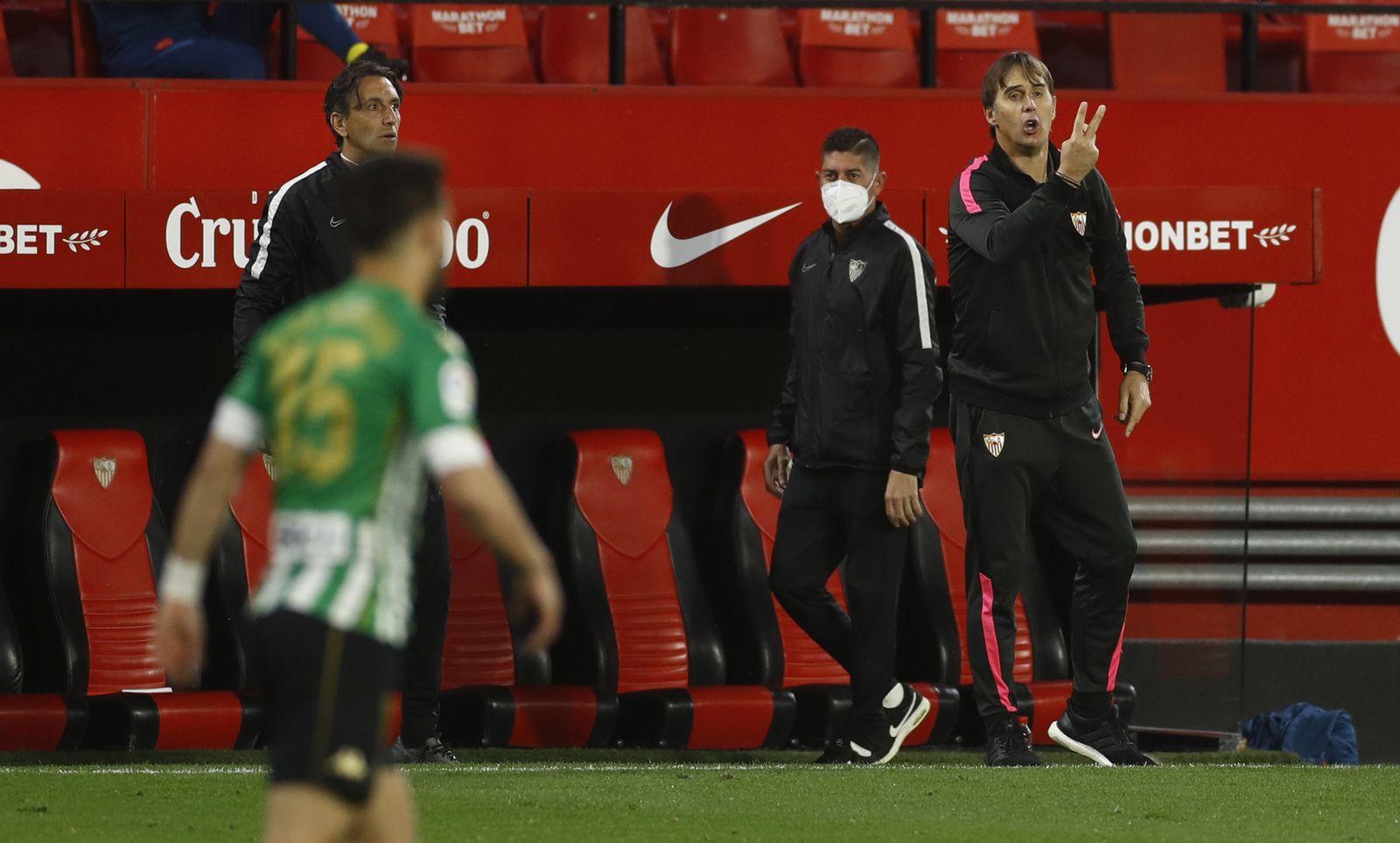 Lopetegui, en un momento del partido.
