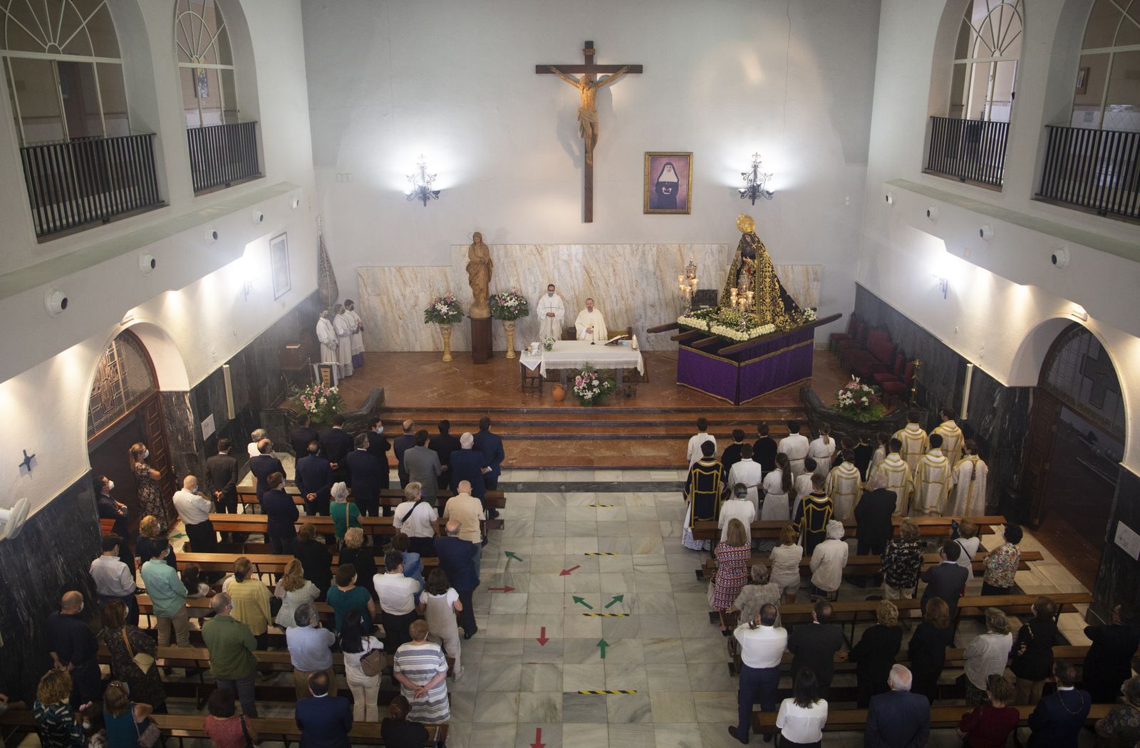 Virgen de la Victoria en el Rosario de la Aurora
