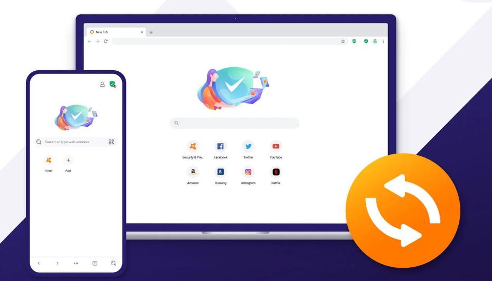 El navegador de Avast, Avast Secure Browser.