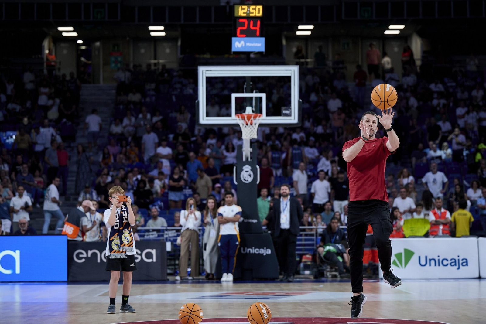 El Real Madrid-Unicaja en fotos