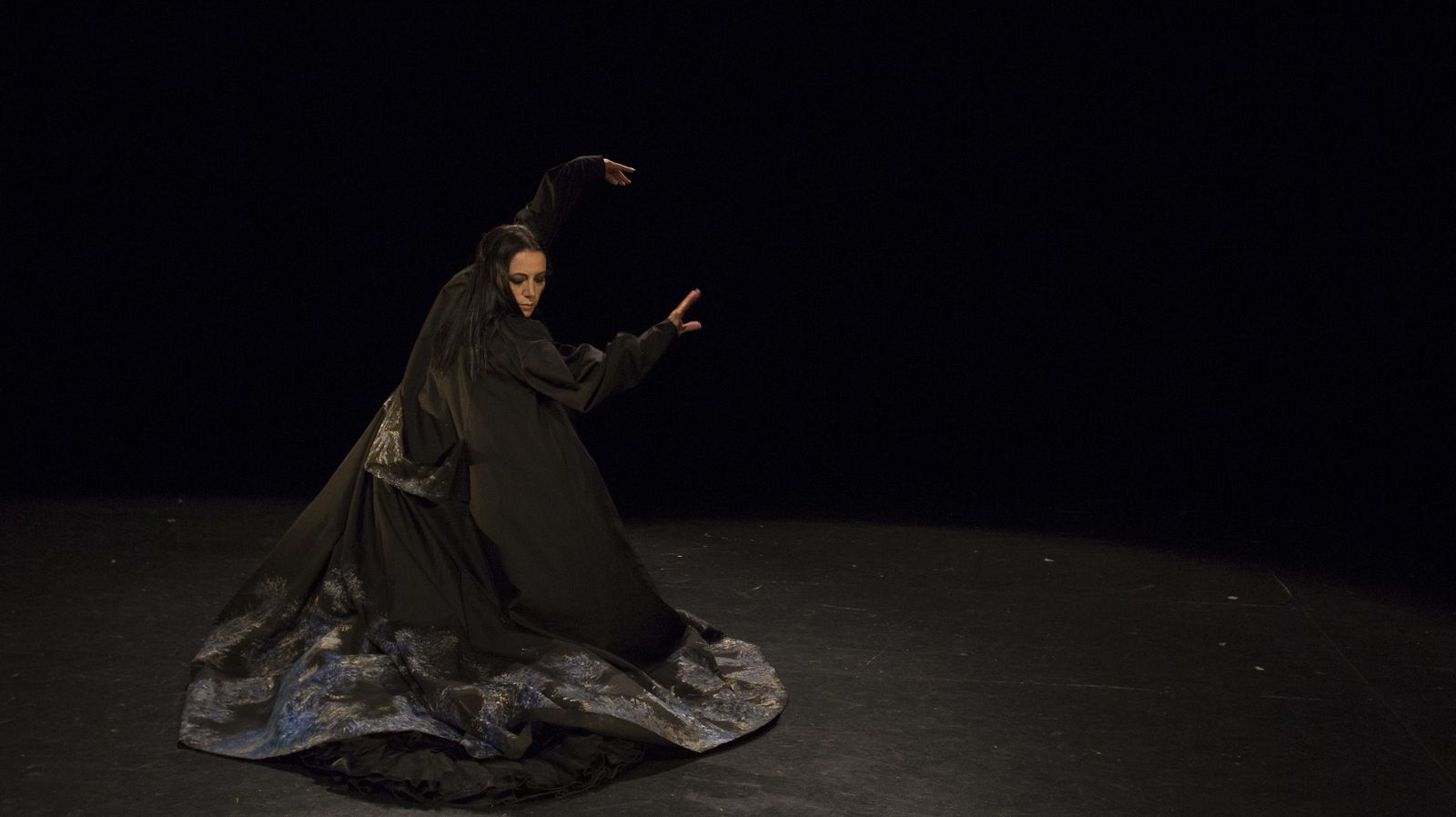 Eva Yerbabuena en el ensayo del espectáculo 'cuentos de azúcar'