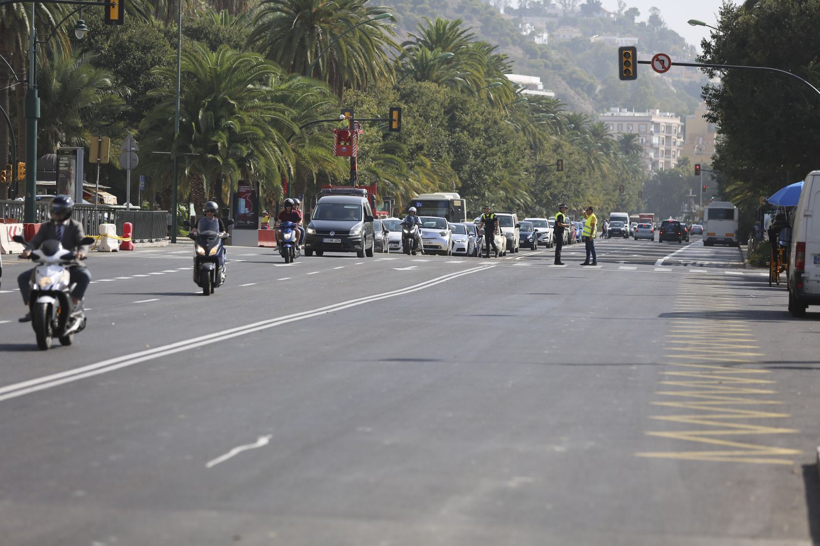 La Alameda Principal abierta al tráfico privado