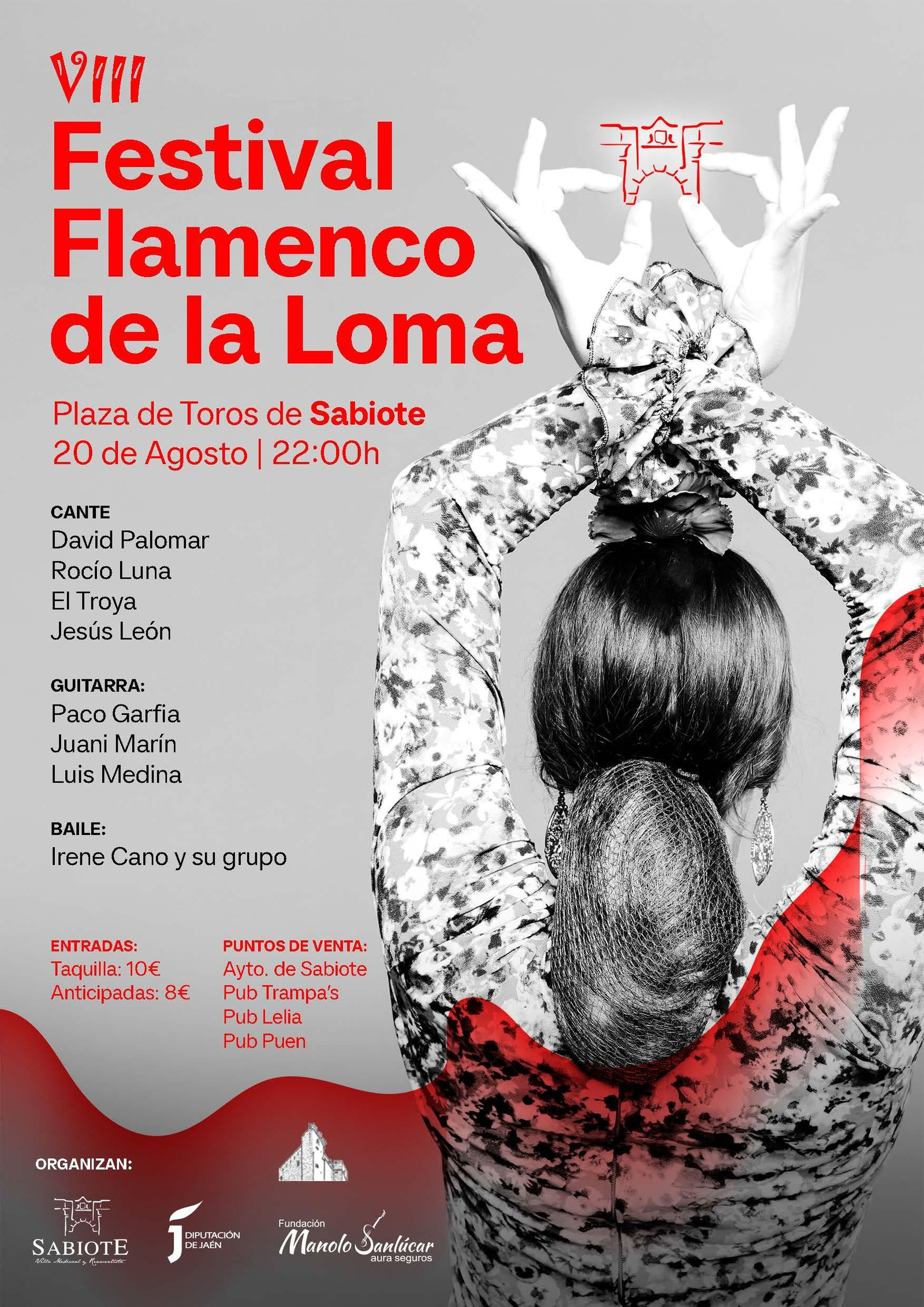 La Plaza de Toros de Sabiote acogerá la decimotercera edición del Festival Flamenco de La Loma.