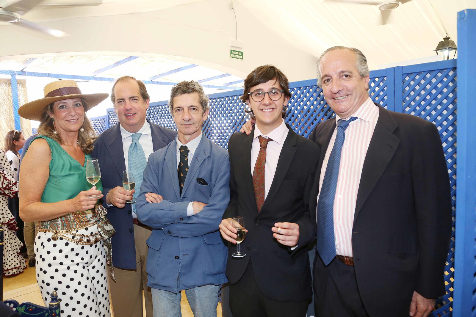 Borja y Rafael Benítez, Cristo Romero, Eugenio Camacho y Silvia Díez Orellana.