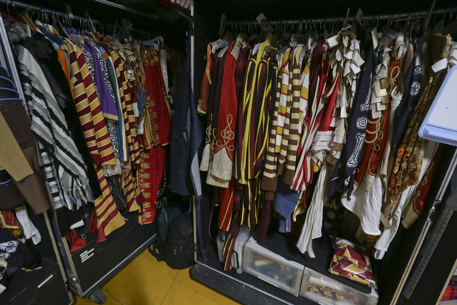 El ensayo del Circo del Sol en Málaga para su espectáculo 'Kooza'