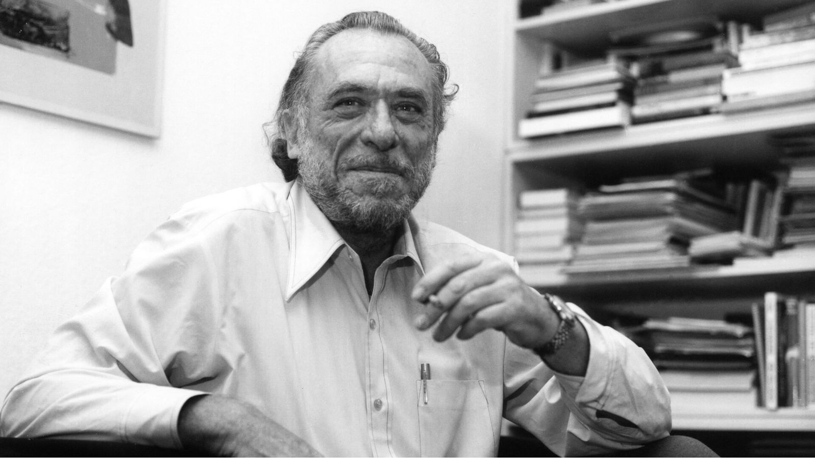 El icónico escritor norteamericano Charles Bukowski.