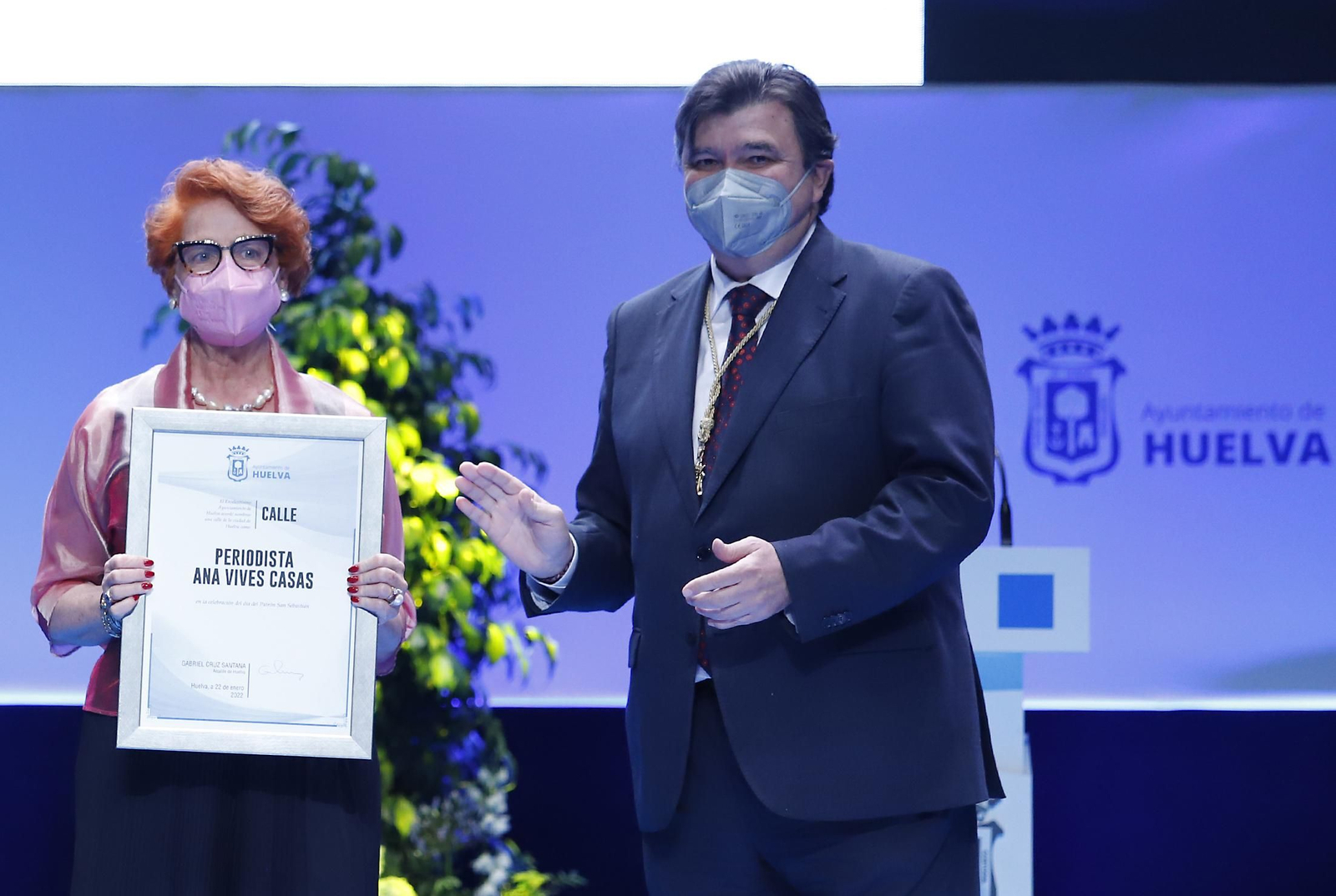Imágenes de la entrega de las nuevas calles de la ciudad de Huelva