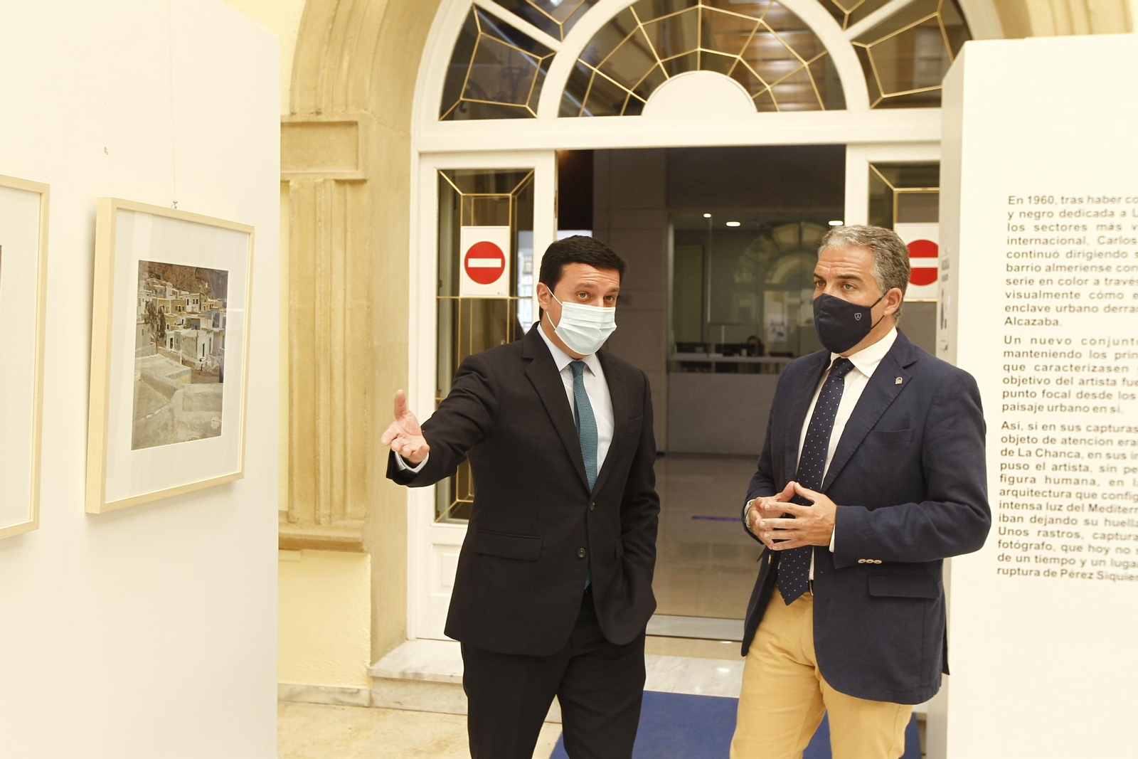 Visita del Consejero de Presidencia de la Junta de Andalucía, Elías Bendodo, a la Diputación de Almería.