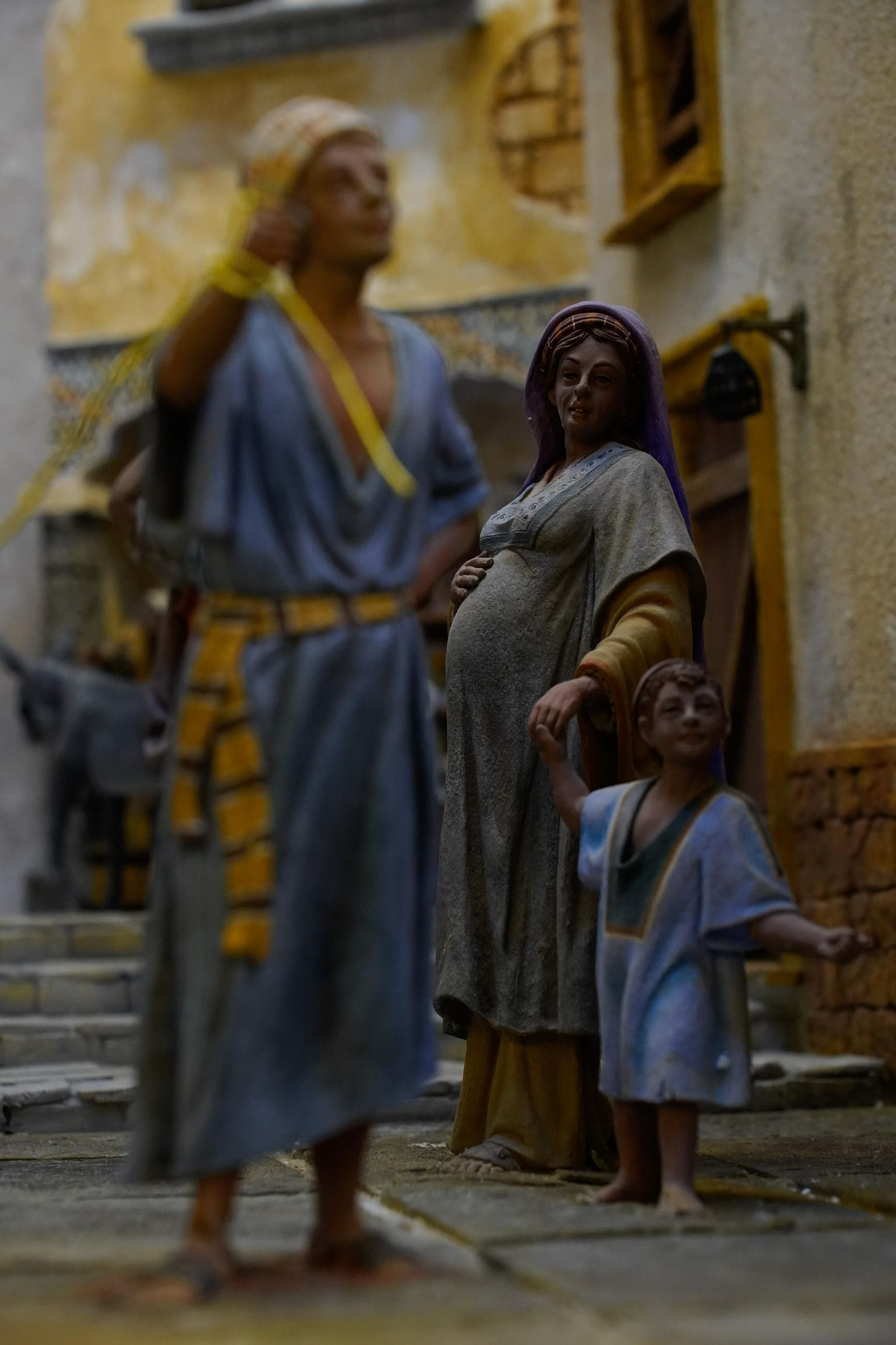 Fotos del Belén de la Asociación de Belenistas de Algeciras `Oro, Incienso y Mirra´, en la Sala del Mercado Hotel Garrido