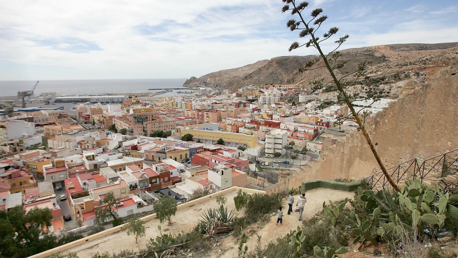Vista panorámica de La Chanca.