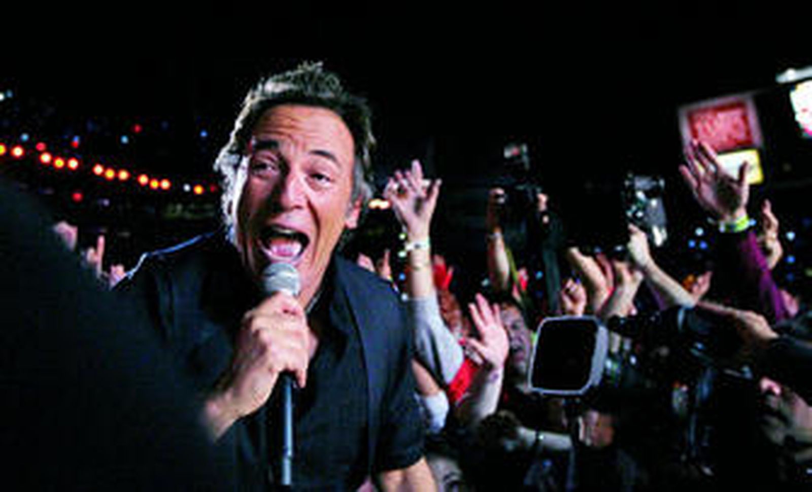 Bruce Springsteen, durante su actuación en la Super Bowl en Tampa, Florida, el pasado día 2.