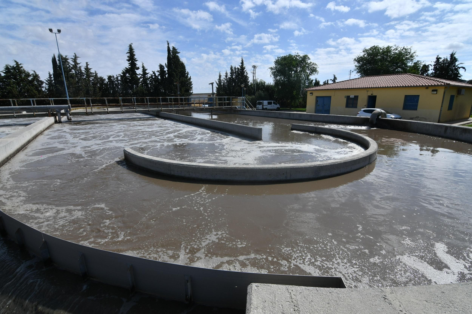 Estación depuradora de aguas residuales de Pozoblanco.