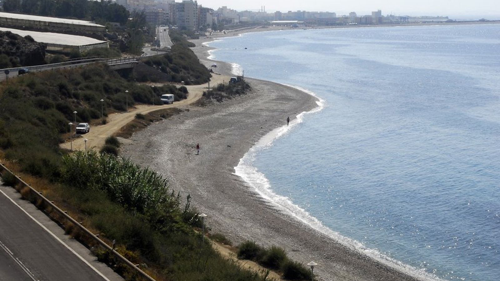 Playa de la Rana, en Almería.