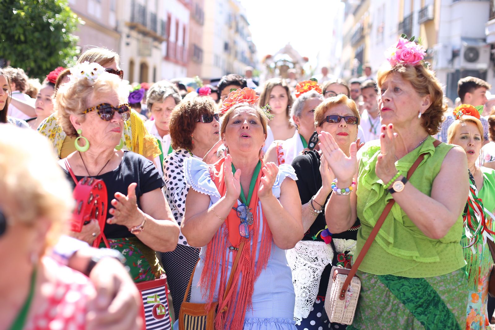 Salida de la Hermandad del Rocío de Triana