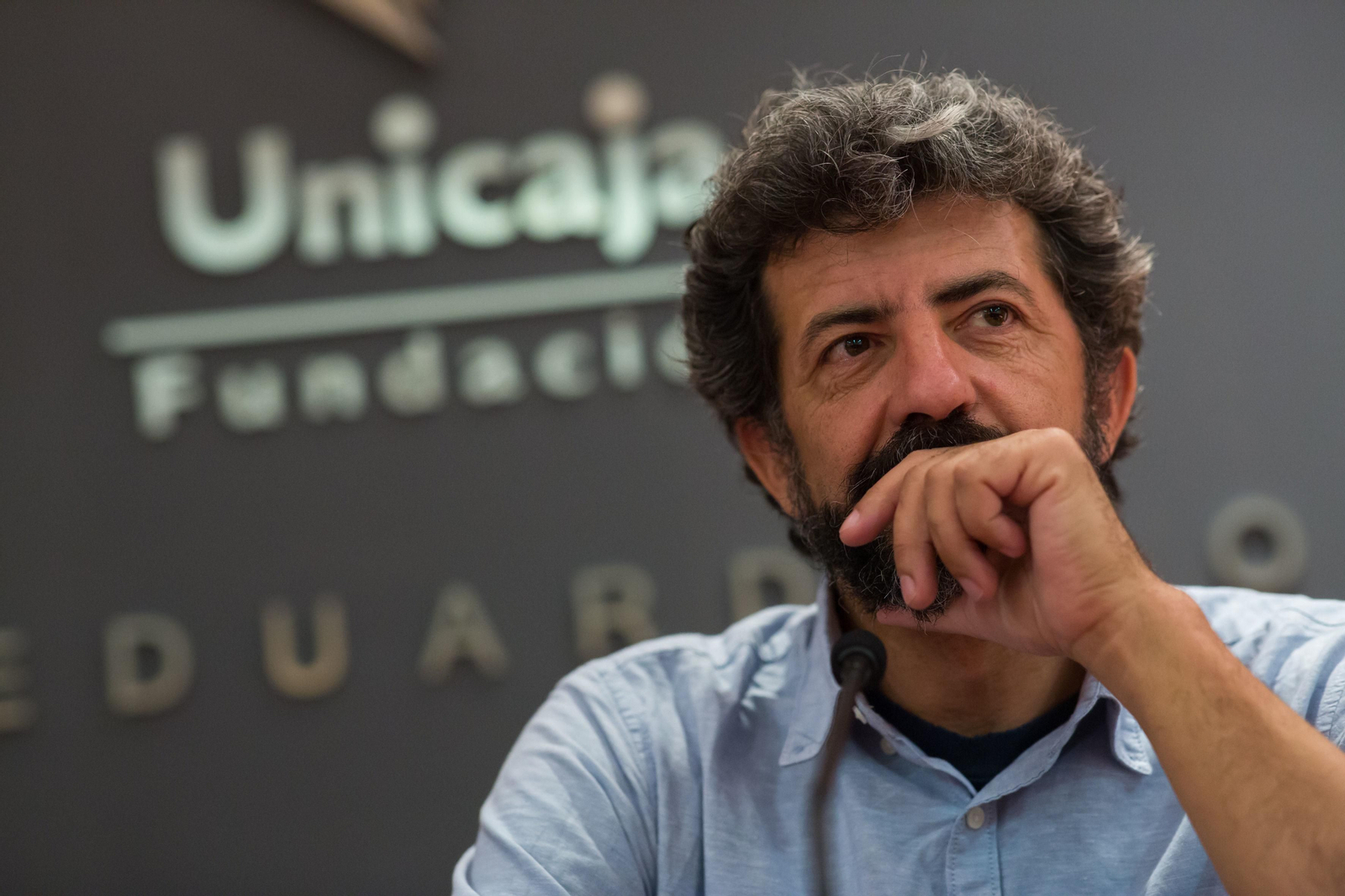 Alberto Rodríguez, en la Fundación Unicaja.