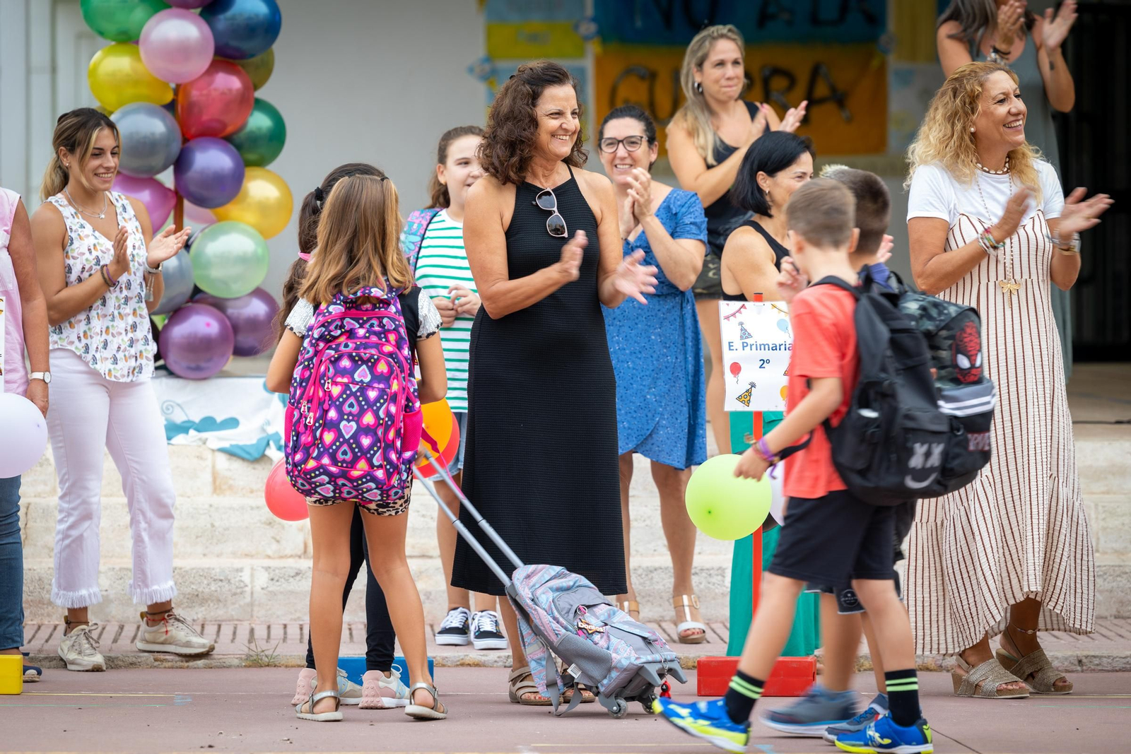 Primer día de la vuelta al cole, en imágenes