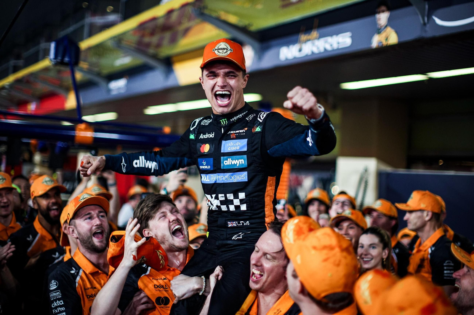 Las fotos del título mundial de Lando Norris en la Fórmula 1