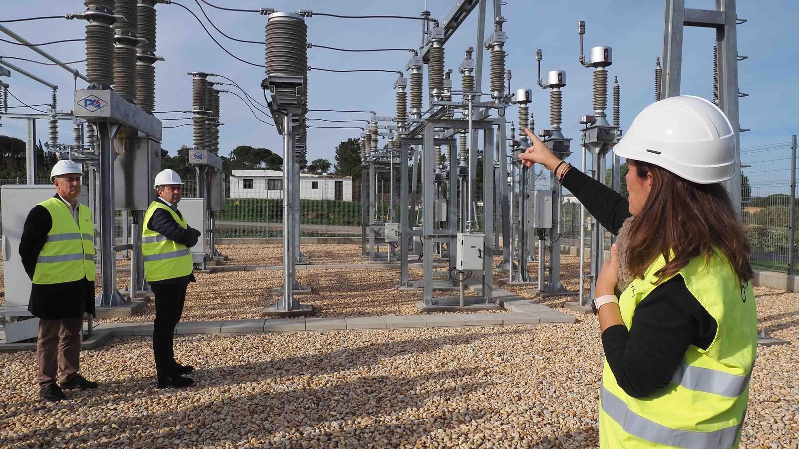 Inauguración de la subestación eléctrica en La Antilla.